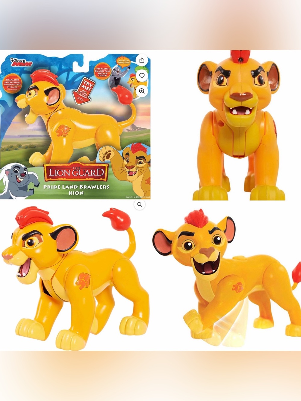 Disney The Lion Guard Battle Brawlers Kion & Battle Action Kion